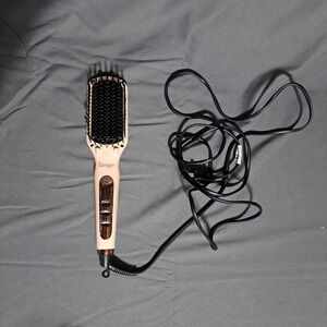L'ange Le Vite Straightening Brush Thermal Ion Ceramic Heat -‎ Pink WORKS